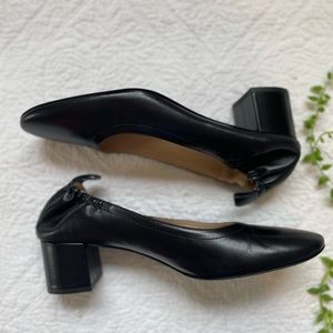 Everlane The Italian Leather Day Heel, Black, Sz 11